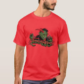 Festive Holiday Krampus (Red T) T-shirt (Voorkant)
