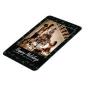 Festive Holiday laat Berries Foto Magnet Magneet (Linkerzijde)