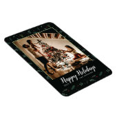 Festive Holiday laat Berries Foto Magnet Magneet (Rechterzijde)