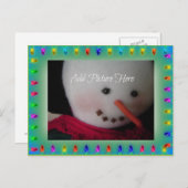 Festive Holiday Lights-fotokaart Feestdagenkaart (Voorkant / Achterkant)