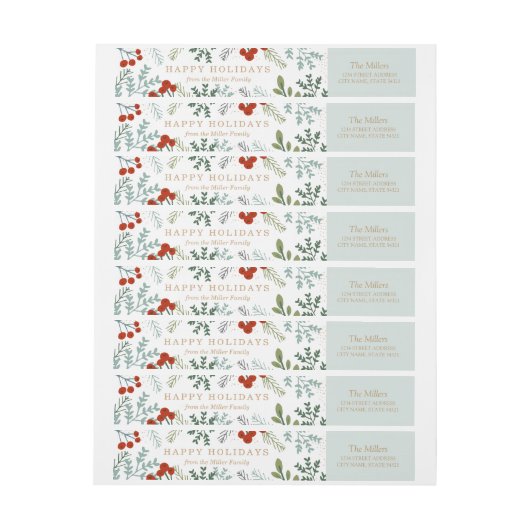 Festive Holiday Lijst (Vel)