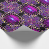 Festive Holiday Phonix Playful Cadeaupapier (Hoek)