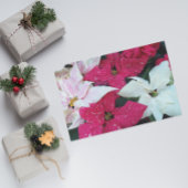 Festive Holiday Poinsettia Planten Floral Tissuepapier