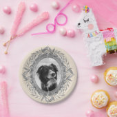 Festive Holiday Silver Lijst Foto Papieren Bordje (Feest)