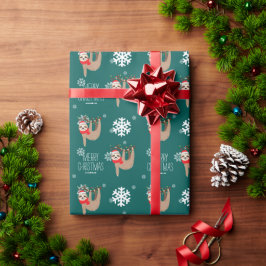 Festive Holiday Slots - Aangepast Cadeaupapier