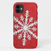 Festive Holiday Snow Case-Mate iPhone Case (Achterkant)