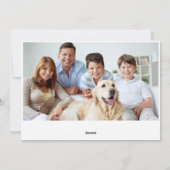 Festive Holly Berry 2 PHOTO kerstgroet Feestdagenkaart (Achterkant)