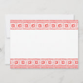 Festive Holly Berry CHRISTMAS HOLIDAY BRUNCH Kaart (Achterkant)