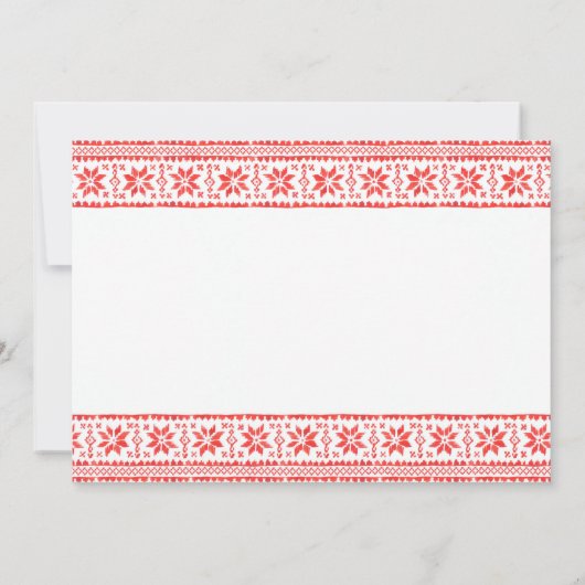 Festive Holly Berry CHRISTMAS HOLIDAY BRUNCH Kaart (Achterkant)