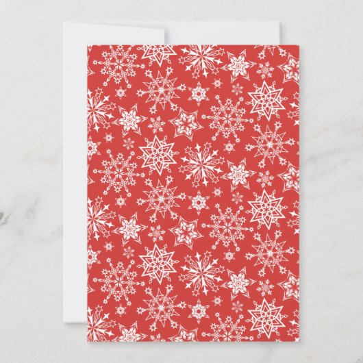 Festive Holly Berry Kerstfeestdag Tea Kaart (Achterkant)