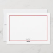 Festive Holly Holiday Moving Card Feestdagenkaart (Achterkant)