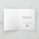 Festive Holly Wreater kerst Corporate Greeting Feestdagen Kaart (Binnen)