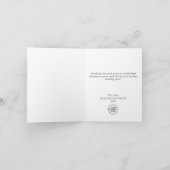 Festive Holly Wreater kerst Corporate Greeting Feestdagen Kaart (Binnen)