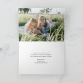 Festive Home voor de Feestdagen Wreated Photo Card (Binnen)