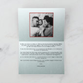 Festive Houses Folded Christmas Holiday Card Bedankkaart (Binnen)