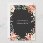 Festive-houtskool | Kerstfotokaart Kaart (Achterkant)