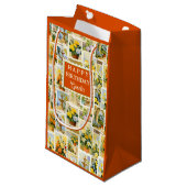 Festive Italian Pattern Small  Klein Cadeauzakje (Voorkant Gekanteld)