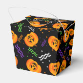 Festive Jack-O'-lampions Bedankdoosjes (Achterkant)