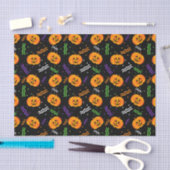Festive Jack-o'-lantaarns Achtergrond Tissuepapier (Craft)