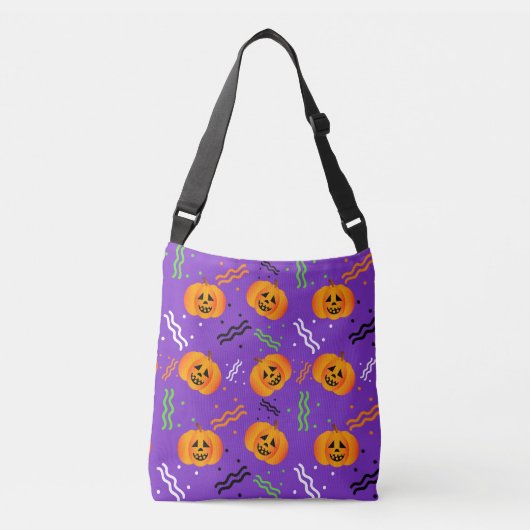 Festive Jack-O'-Lantern Crossbody Bag Tas (Voorkant)