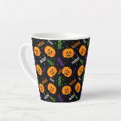 Festive Jack-O'-Lantern Latte Mok (Linkerhoek)
