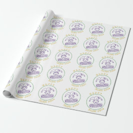Festive Jester - Mardi Gras - Carnival Celebration Cadeaupapier