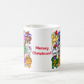 Festive Jolly Meowy kerstkatten Koffiemok (Center)