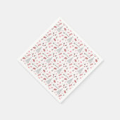 Festive Joy Christmas – Santa, Reindeer & Ho Ho Ho Servet (Hoek)