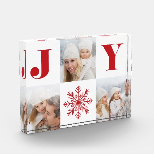 Festive Joy Holiday Photo Collage Block Fotoblokken (Links)