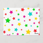 Festive-Kaart met feestelijke foto's Briefkaart (Achterkant)