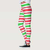 Festive kerstband patroon leggings (Links)