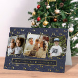 Festive kerstbomen 3 Foto-collage Real Folie Feestdagenkaart<br><div class="desc">Verstuur de vakantiegroeten van dit jaar in stijl met deze unieke en moderne echte folie geperste vakantiekaarten. Voeg eenvoudig uw eigen foto's en aangepaste tekst toe aan deze vakantiekaarten met de sectie "Bewerken van deze sjabloon" of klik op de knop "Aanpassen" om toegang te krijgen tot meer geavanceerde bewerkingsgereedschappen.</div>
