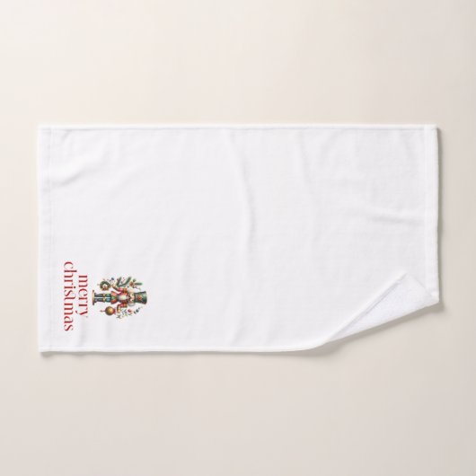 Festive-kerstbont Bad Handdoek (Handdoek)