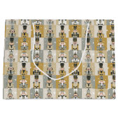 Festive-kerstbont Groot Cadeauzakje (Voorkant)