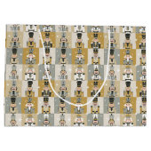 Festive-kerstbont Groot Cadeauzakje (Achterkant)