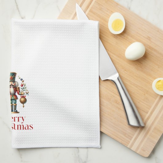 Festive-kerstbont Theedoek (Quarter Fold)