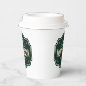 Festive kerstcadeau-coacaoppartij papieren bekers (Rechts)