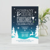 Festive kerstcadeau kaart (Staand voorkant)