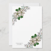 Festive kerstcadeautje kaart (Achterkant)