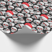 Festive kerstcadeautjes in papierbladen cadeaupapier (Hoek)