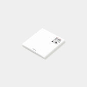 Festive kerstCarolers met Snow Xmas Post-it® Notes (Schuin)