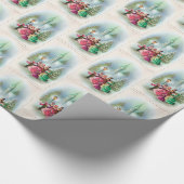 Festive kerstCarolers  partijomslag Cadeaupapier (Hoek)