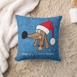 Festive kerstdachshund Dog Kussen