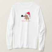 Festive kerstdachshund Dog T-shirt (Design voorkant)