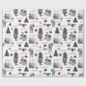 Festive kerstfeest met kerstmis cadeaupapier (Vlak)