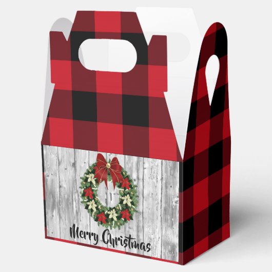 Festive-kerstfeest: naamfeest bedankdoosjes (Geopend)