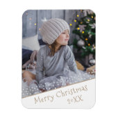 Festive kerstfeestay Keepomwille Foto Magneet (Verticaal)