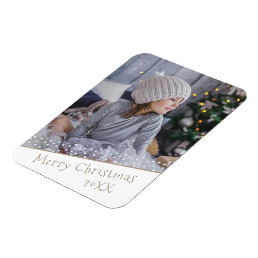 Festive kerstfeestay Keepomwille Foto Magneet (Linkerzijde)