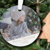 Festive kerstfeestay Keepomwille Foto Ornament