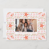 Festive kerstfeestdag fotokaart feestdagenkaart (Voorkant)